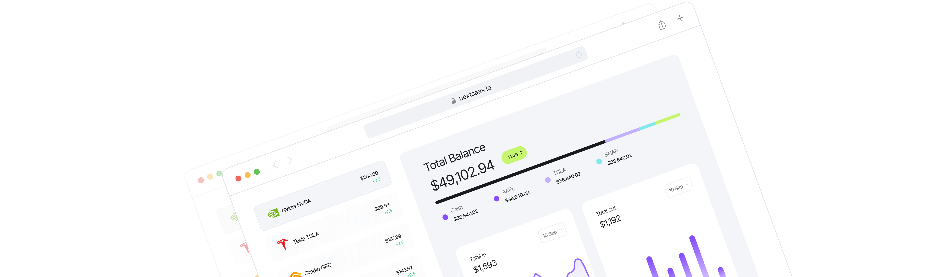 NextSaaS Hero Dashboard