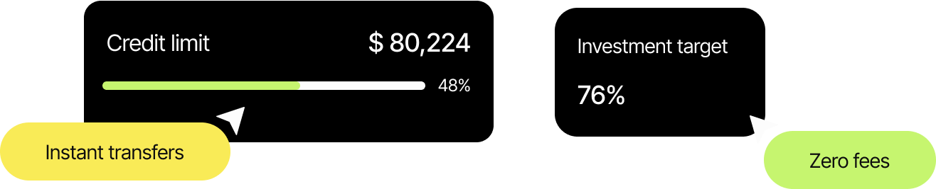 Decentralized asset management dashboard